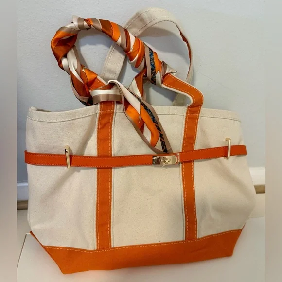 ✨ Limited Edition Twilly Tote “Boatkin” Bag – Burnt Orange ✨
New without tags | - Picture 2 of 10